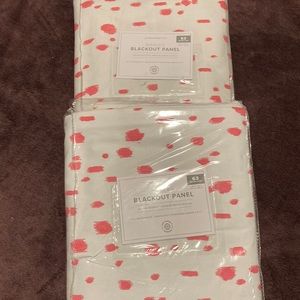 Pottery Barn Kids blackout panels. 44in x 63in long. New never used.